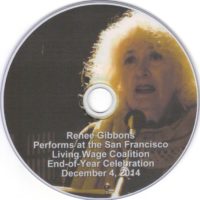 Renee Gibbons performs live at SF Living Wage Coalition