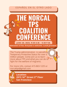 NorCal TPS Conference Flyer - English