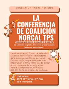 NorCal TPS Conference Flyer - Spanish