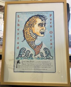 D4- Oscar Lopez Rivera by Doug Minkler