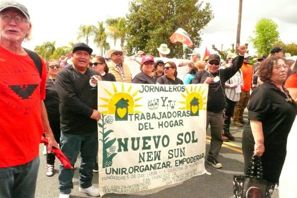 Nuevo Sol Members at Cesar Chavez March